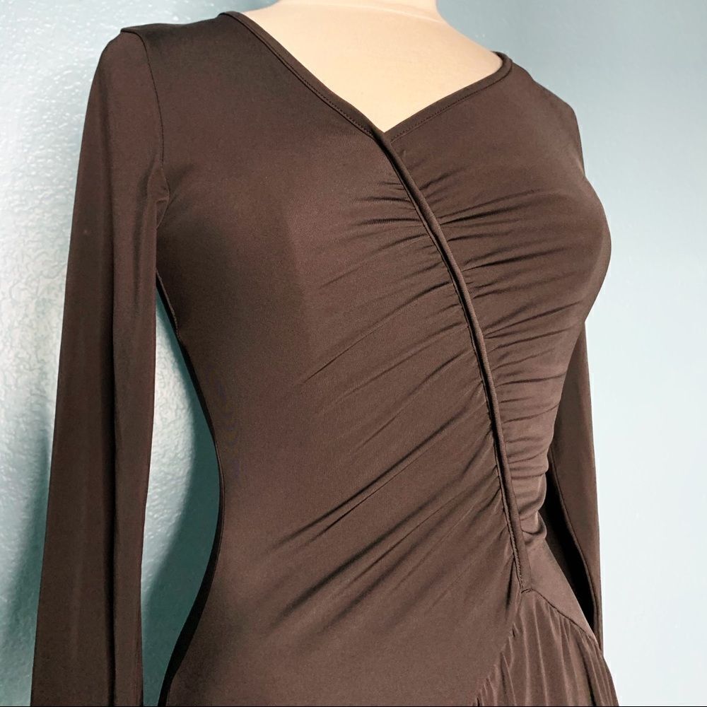 Lenon Rouged Long Sleeved Dress NWT - Picture 3 of 8